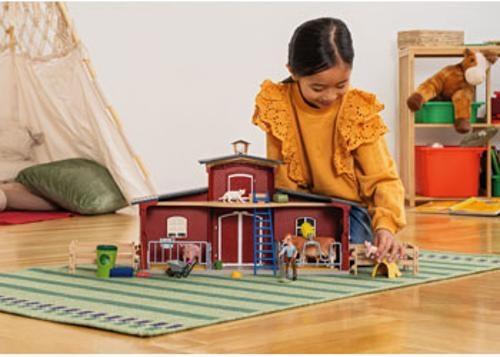Schleich - Red Barn with Animals & Accessories