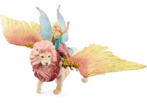 Schleich - Fairy in Flight on Winged Lion