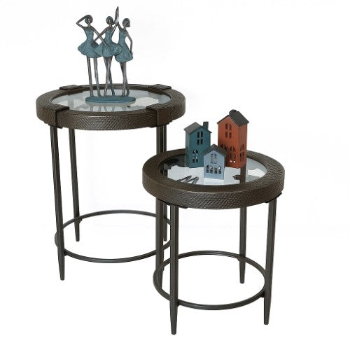 Metal Side Tables - 57 x 67cm (Set of 2)