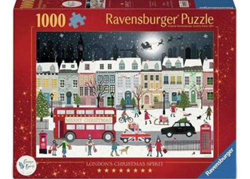 Ravensburger London's Christmas Spirit Puzzle 1000 Pieces