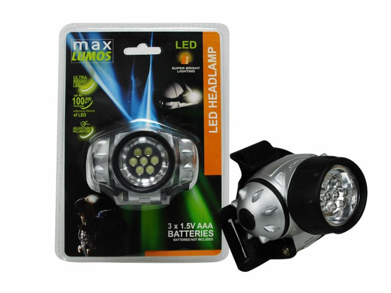 A set of 24 durable LED head lamps for hands-free illumination during camping, hiking, and DIY projects.