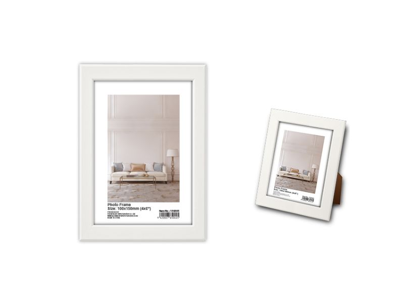 Photo Frame - Max Brand White 10 x 15cm (Set of 24)