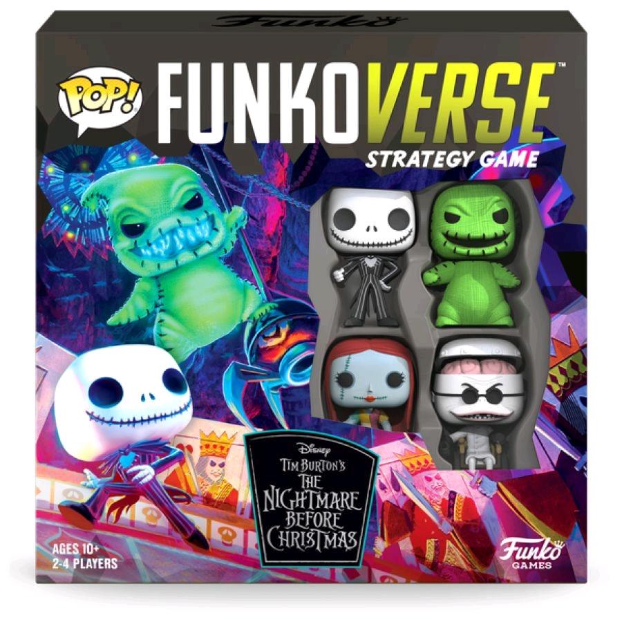 Funkoverse The Nightmare Before Christmas 100 4 Pack Expandalone Strategy Board
