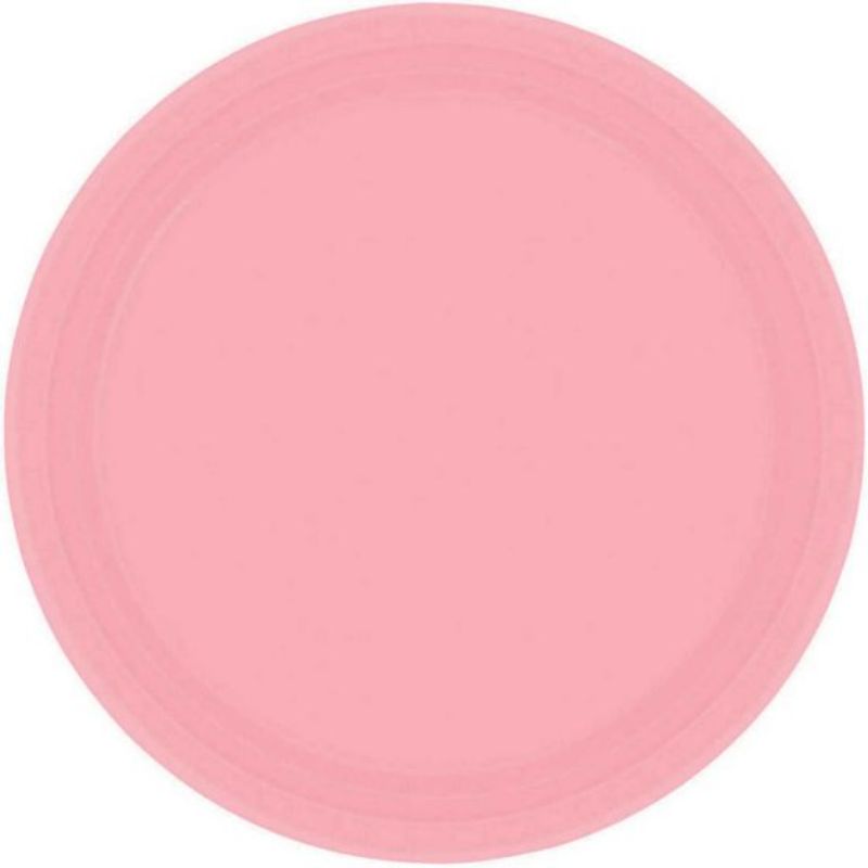 Paper Plates 17cm Round 20CT - New Pink - Pack of 20