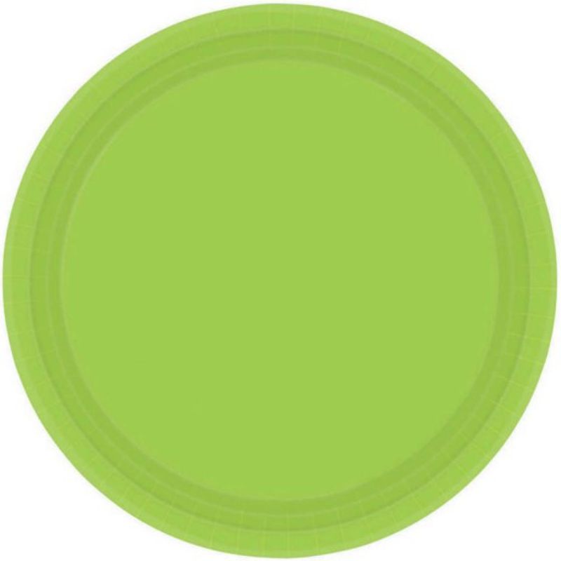 Paper Plates 23cm Round 20CT - Kiwi - Pack of 20