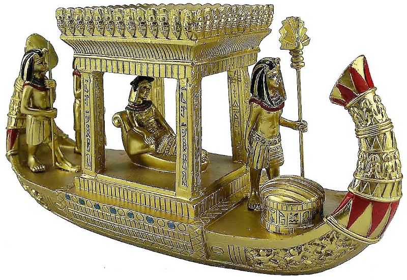 Ornament - Egyptian Boat (19cm)
