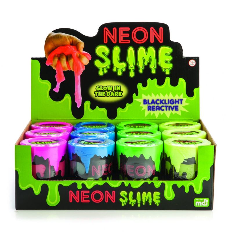Slime - Glow In The Dark Neon (Set of 12 Assorted)