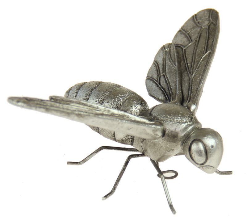 Wall Art - Bee with Wire Legs Champagne (19cm)