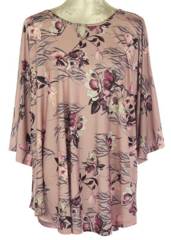 Top - Leah Floral (Pink)