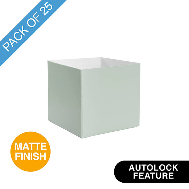Mini Posy Box Matte Autolock Base Pk25 Sage
