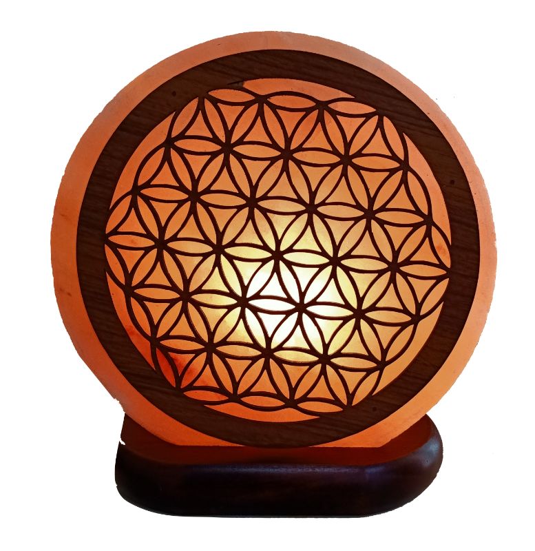 Salt Lamp - Flower of Life