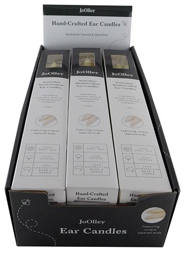 Olley Ear Candle 1 PAIR - DISPLAY OF 12 UNITS