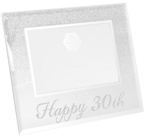 Photo Frame - Glitter Mirror Frame 30th