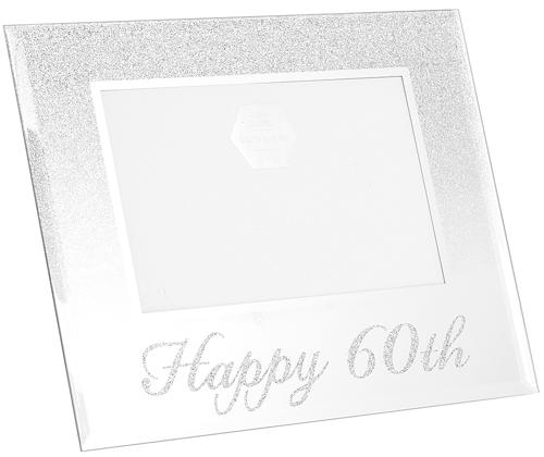Photo Frame - Glitter Mirror Frame 60th
