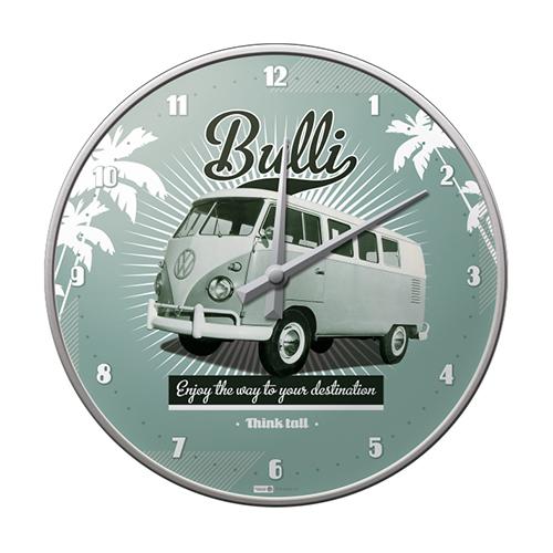 Metal Wall Clock - VW Retro Bulli