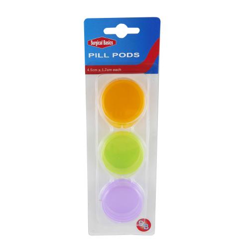 Pill Pods 3 Pk 4.5cm Dia