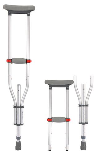 Underarm Crutches Adjustable 98-158cm (Set of 2)