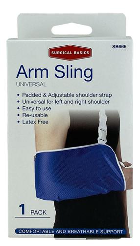 NYLON ARM SLING with ADJUSTABLE STRAPS