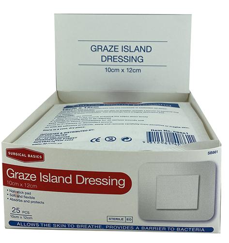 S/B NON WOVEN DRESSING 10CMX12CM (Set of 25)