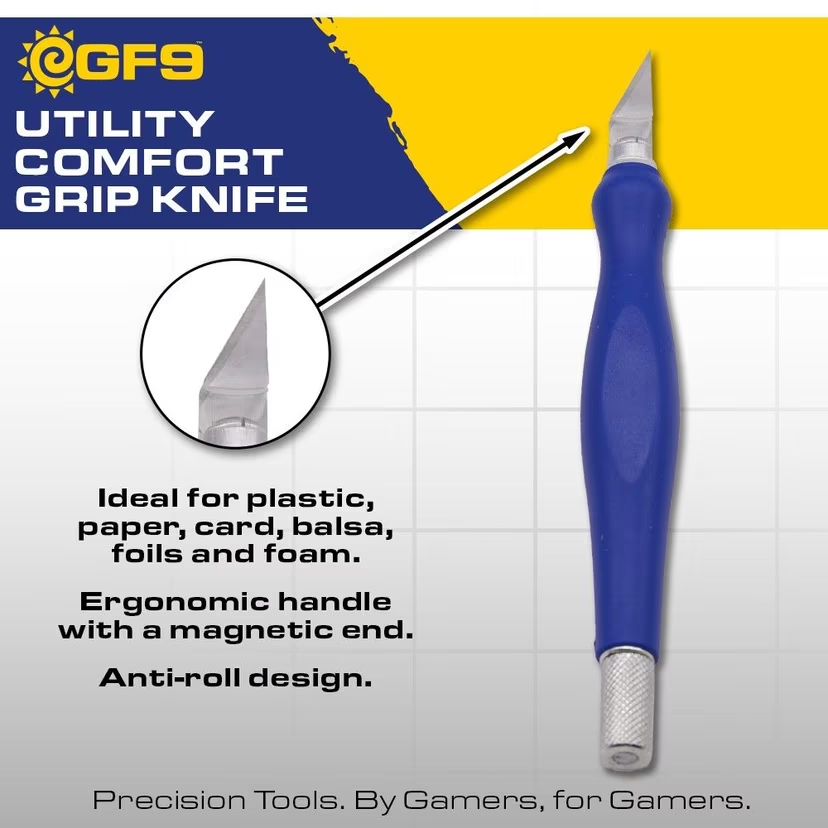 Gale Force 9: Precision Hobby Tools - Utility Comfort Grip Knife