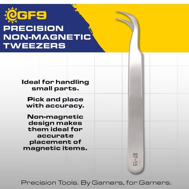 Gale Force 9: Precision Hobby Tools - Precision Non-Magnetic Tweezers