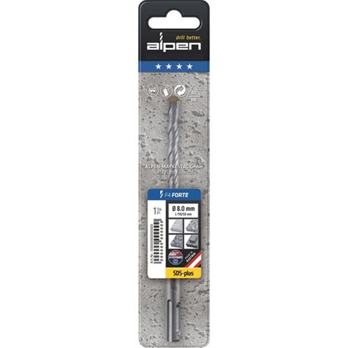 Alpen Series 817 SDS Plus 2 Flute Masonary Drill - ,L160/100,? 9.0