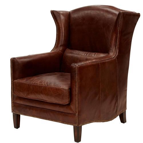 Wing Armchair Vintage Cigar