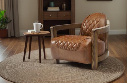 Strattonburg Club - Cognac Brown / Oak