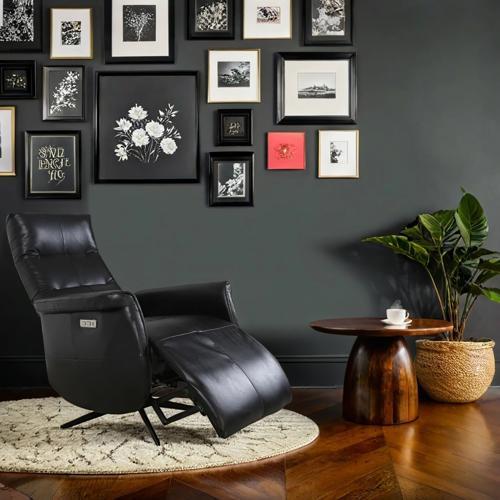 Providence Electric Recliner - Belon Black