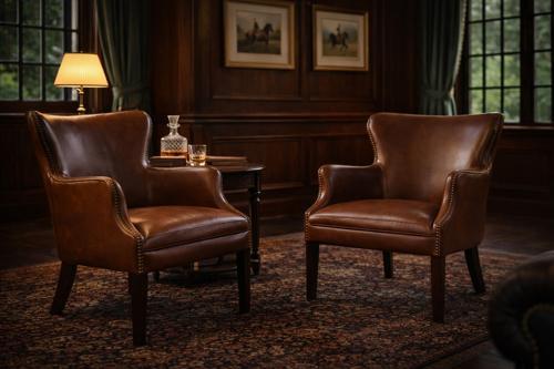 Baltimore Occasional Chair - Vintage Cigar Brown