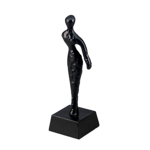 Aluminium Single Arms Small Decorative Sculpture - Black