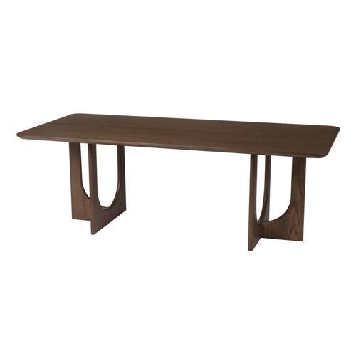 Cellini Dining Table - Ashwood Solid Base with Ashwood + Veneer Top