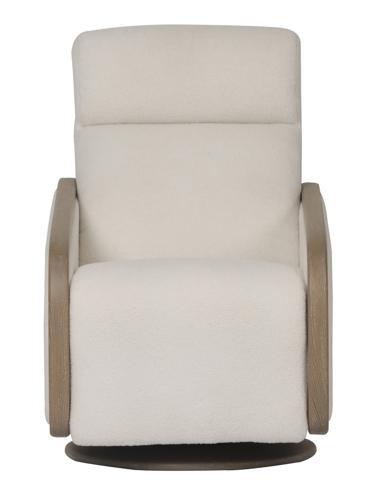 Oakmount Electric Recliner - Ashwood and Boucle Fabric