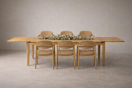 Cellini Dining Chair - Natural Ash Wood - 565x558x780; Seat Height: 460mm