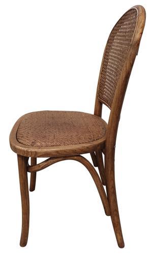 Dining Chair Natural Chinese Oak - 430 X 480 X 880