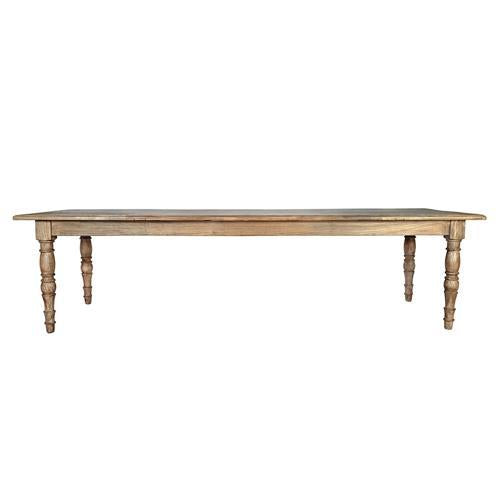 Reclaimed Oak Dining Table - 3000 X 1000 X 770
