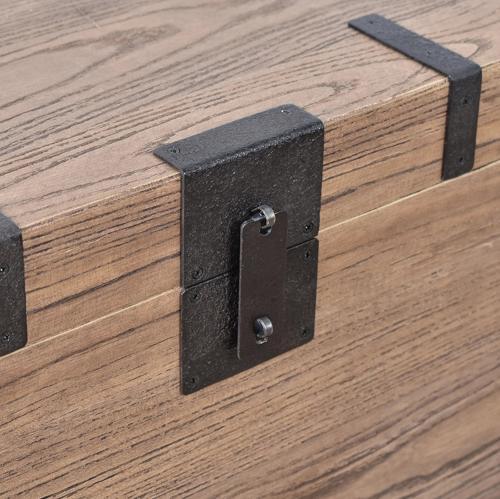 Reclaimed Oak Trunk Sidetable - Reclaimed Natural Oak