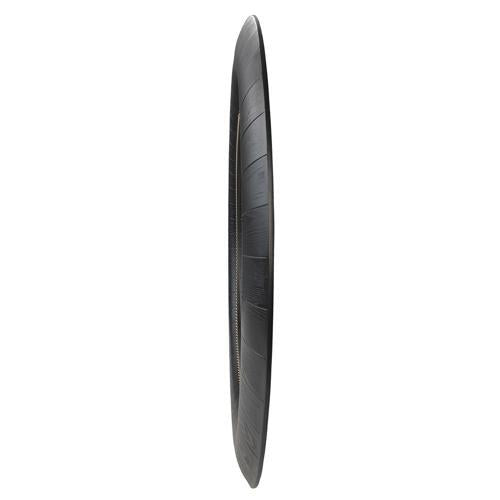 Black Oak & Gold Round Mirror - Oak Veneer / MDF - 1520x1520x65; 31kgs