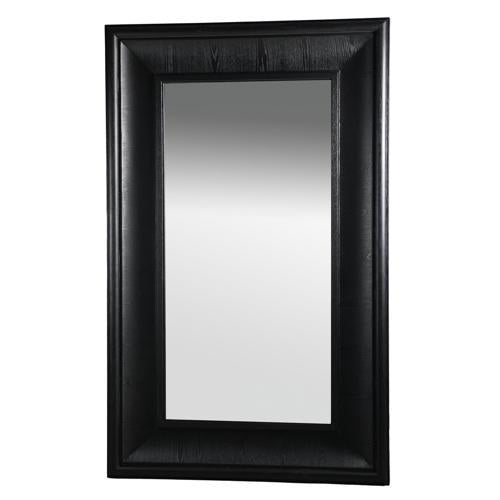 Black Walnut Rectangle Floor Mirror - Oak Veneer / MDF