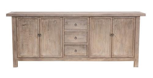 Lotus & Jade 4 Door 3 Drawer Buffet - Reclaimed Pine