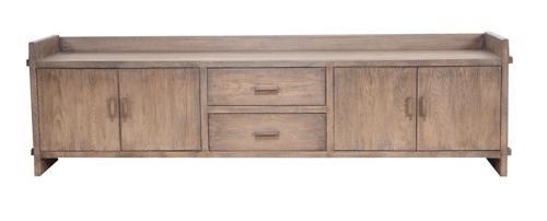 Lotus & Jade Entertainment Cabinet - Ash Wood