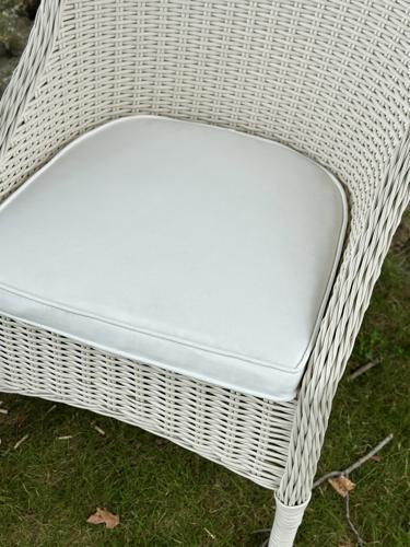 Noosa Outdoor Wicker Withoutdoor Seat Cushion - White