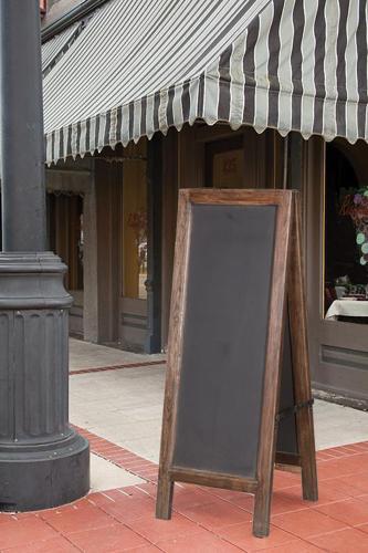 Heirloom Solid Teak Double Sided Black Board