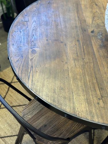 Solid Teak Round Dining Table - 1200 X 1200 X 760