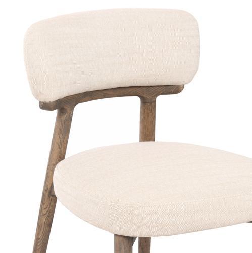 Willow Dining Chair in Natural Linen - 465 X 600 X 775