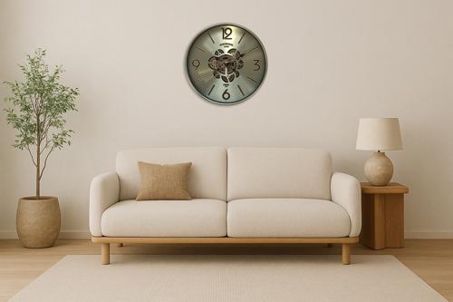 Round Gear Clock - 500 X 500 X 85
