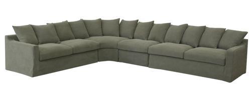 Lucca Left 2 Seater - Olive