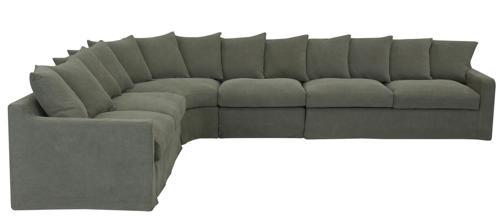Lucca Left 2 Seater - Olive