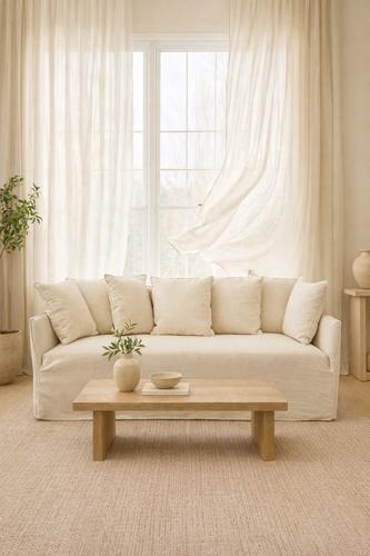 Roxy 3 Seater Sofa - Oatmeal