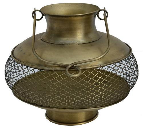 Gold Candle Holder - 330 X 330 X 290